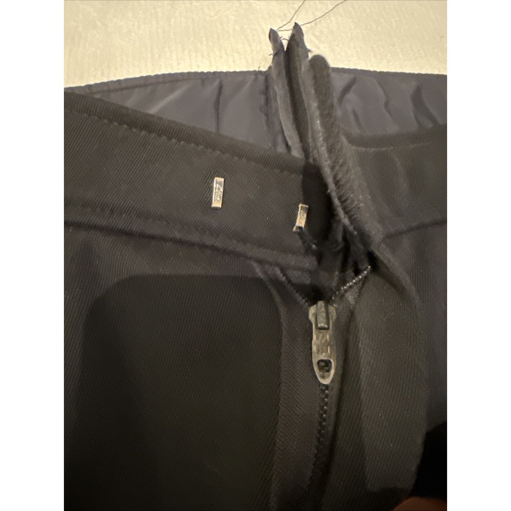 Vintage Roffe Women's Large Wool Blend Ski Pants Black   12 ‎ closure Bottom/dr - Picture 7 of 13